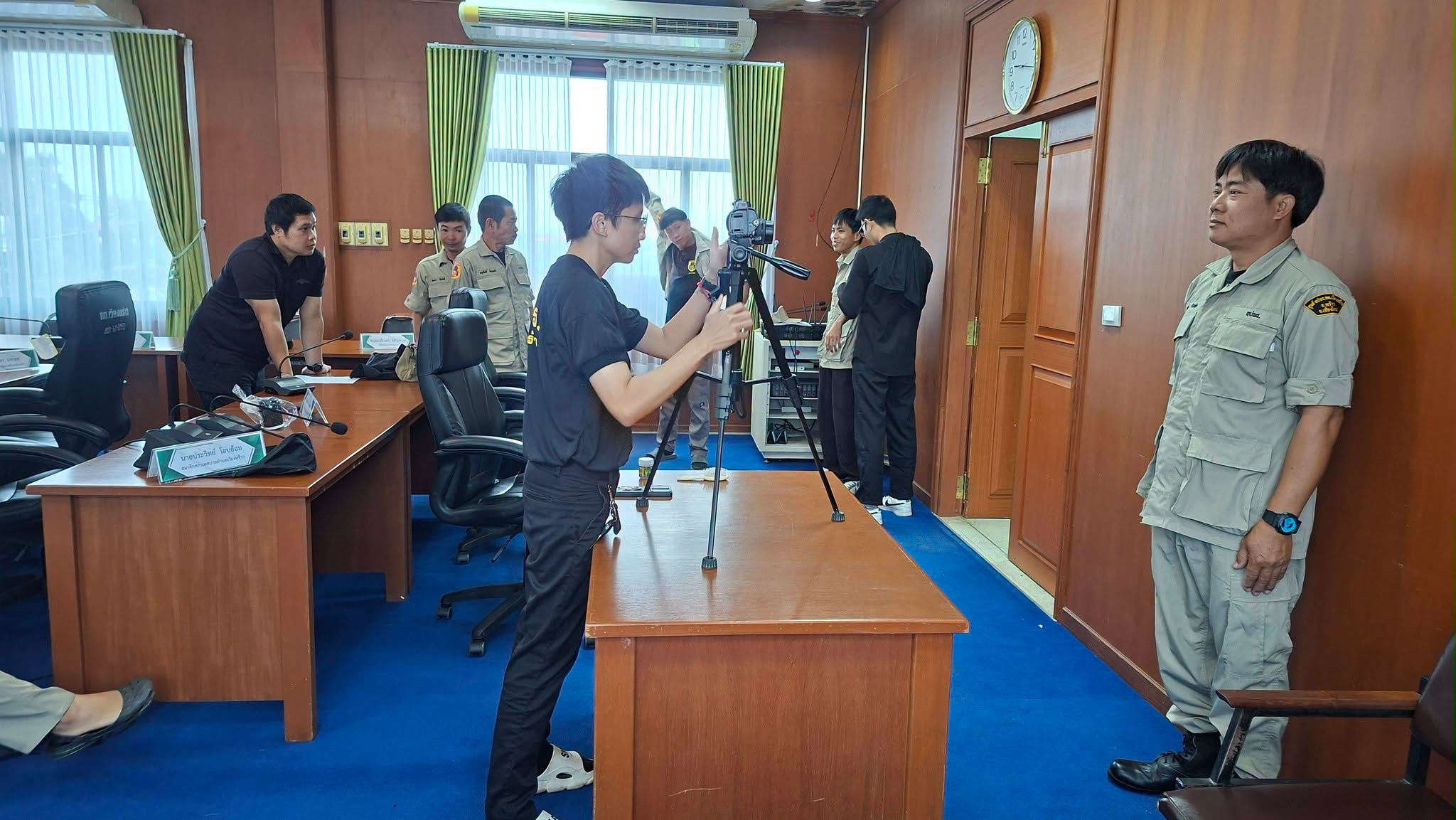 เทศบาลตำบลเวียงพร้าว จัดทำภาพถ่ายเพื่อออกบัตรประจำตัวสมาชิก อปพร.