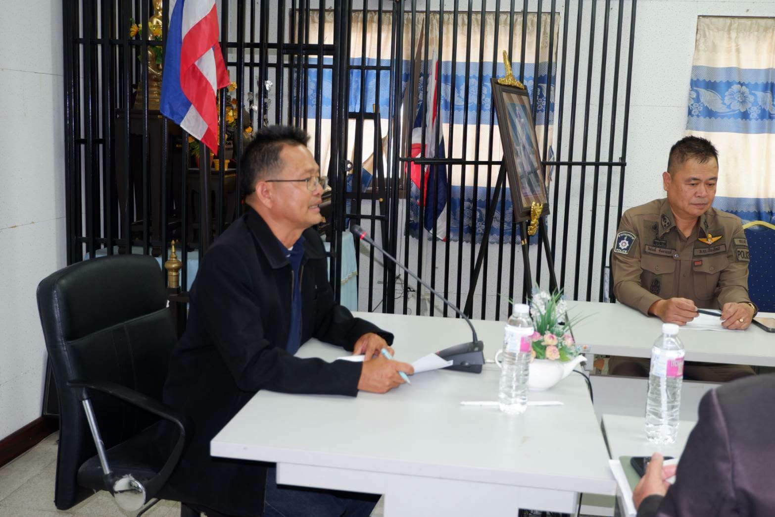 เทศบาลตำบลเวียงพร้าว ร่วมประชุม กต.ตร.สภ.พร้าว ติดตามการบริหารงานตำรวจ