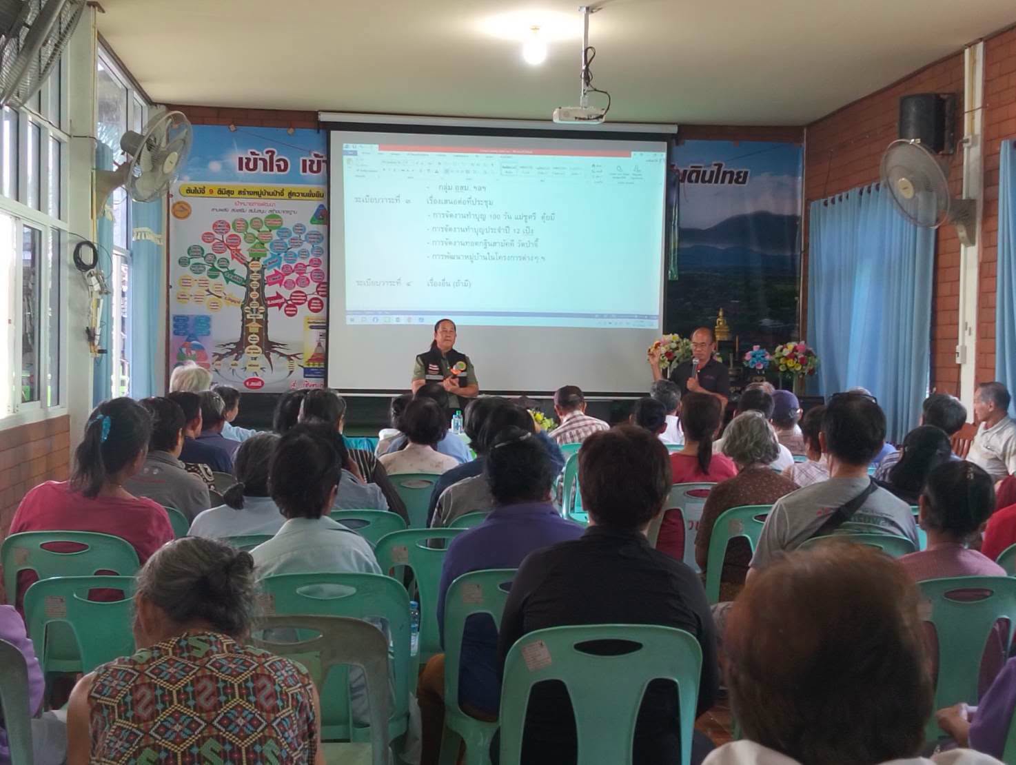 เทศบาลตำบลเวียงพร้าว ร่วมประชุมประจำเดือนบ้านป่าจี้ หมู่ที่ 2 รับฟังปัญหาและความต้องการของประชาชน เพื่อขับเคลื่อนการพัฒนาชุมชน