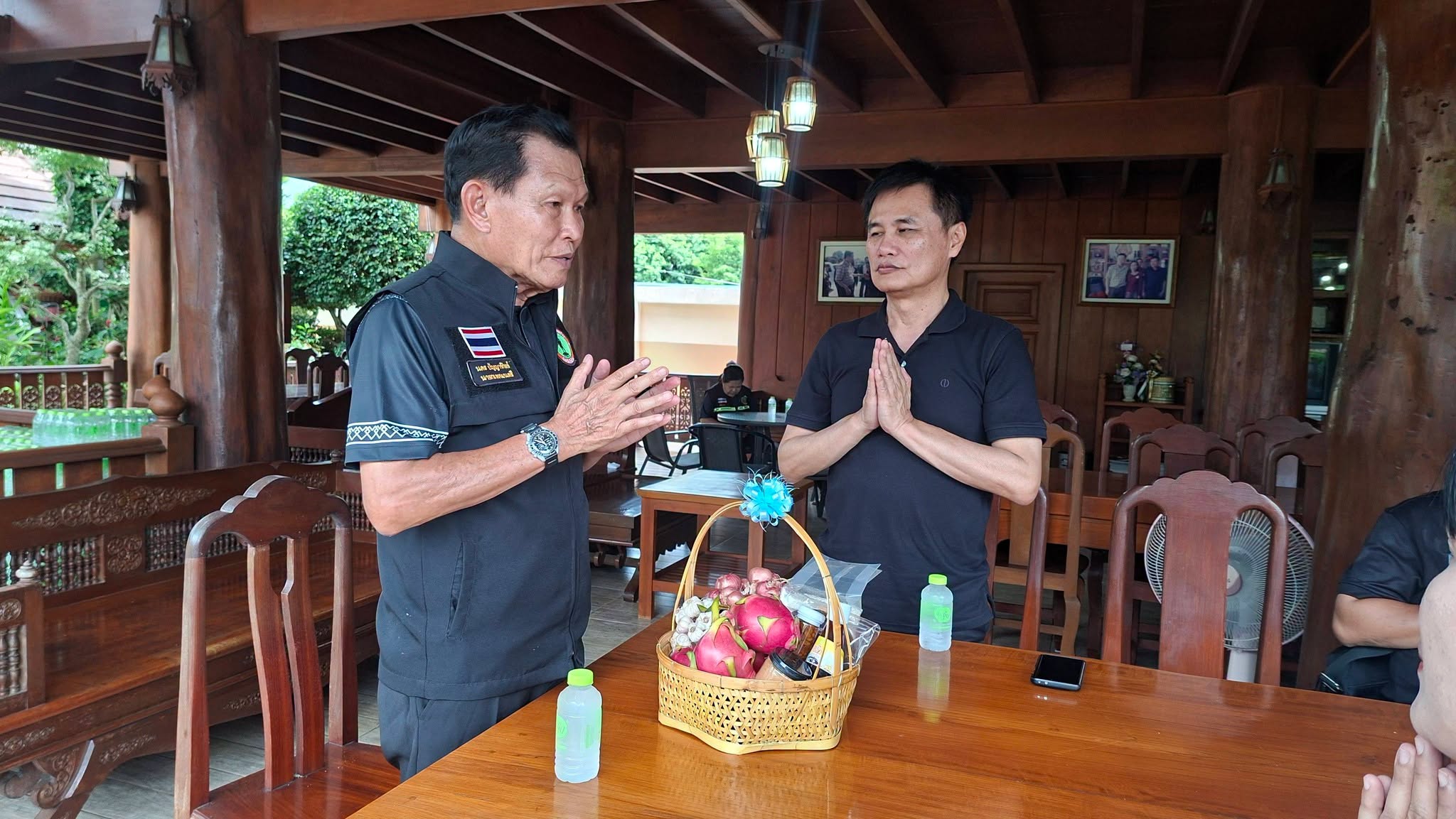 โรงเรียนบ้านแจ่งกู่เรือง เข้าพบและให้กำลังใจนายกเทศมนตรีตำบลเวียงพร้าว